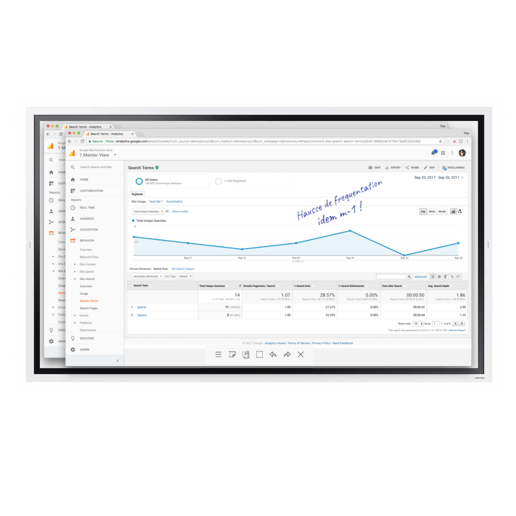 Meeting Board interactive 65" Samsung Flip 2 - WM65R