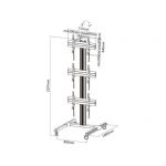 Fixation totem 45 à 55 pouces Colorado