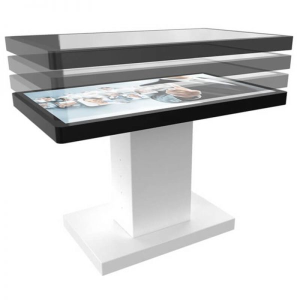 Table basse interactif solution tactile 43" Oslo