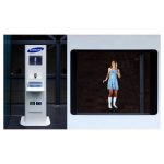 Hologramme affichage dynamique 1600 cd/m² 15" Holocube Touch Tower