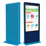 Totem écran tactile salon 55