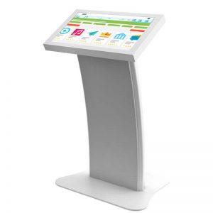 Borne interactive solution digitale + caisson 27" Cornelius