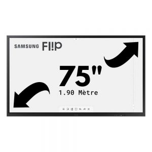 Tableau interactive 75" Samsung Flip 3 WM75A