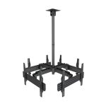 Fixation plafond 4 écrans 86-325 cm 32-65