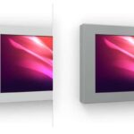 Fixation mural Cletech Caisson de protection intérieur pour écran ou moniteur