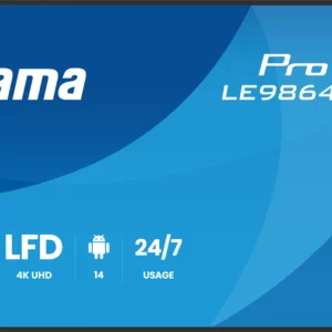 Moniteur dynamique ProLite LE9864UHS-B1AG 98"
