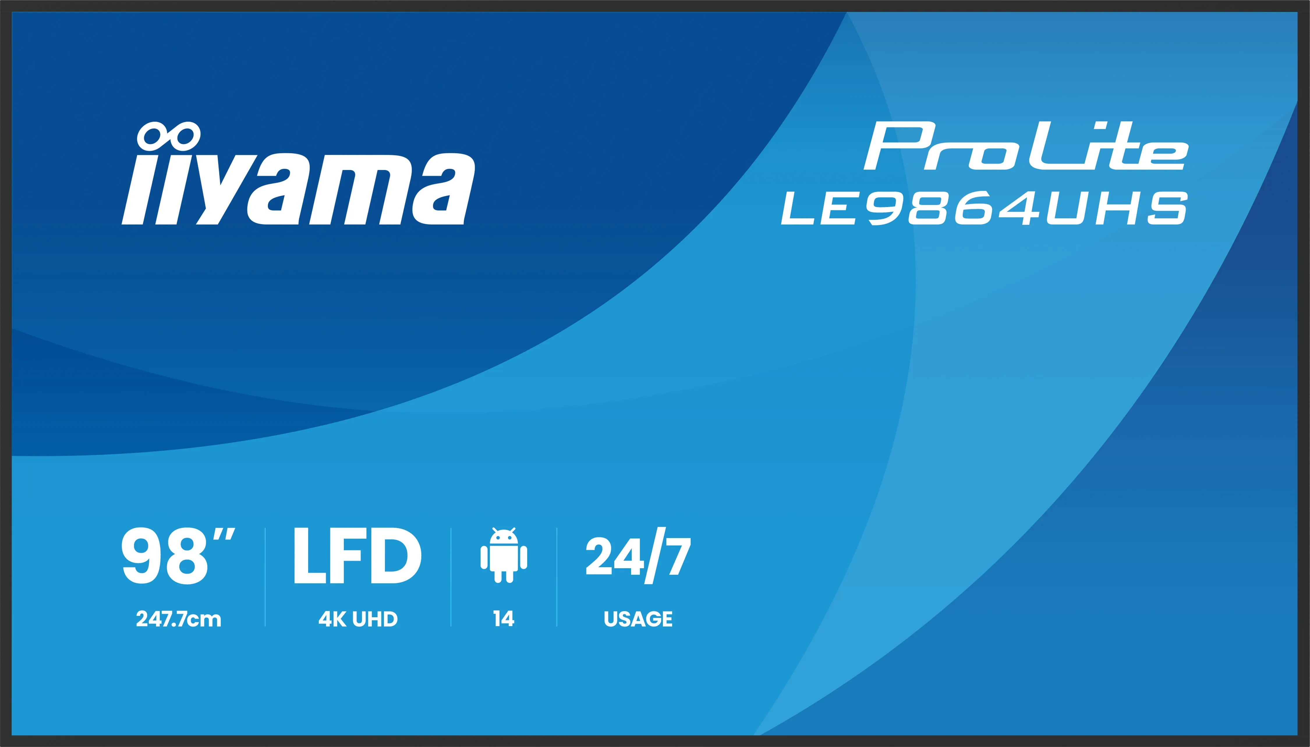Moniteur dynamique ProLite LE9864UHS-B1AG 98"