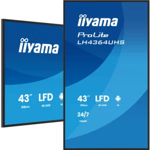 Moniteur dynamique ProLite LH4364UHS-B1AG 43"