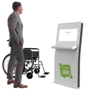 BORNE PMR TACTILE KIOSK RIO 22" - 27"