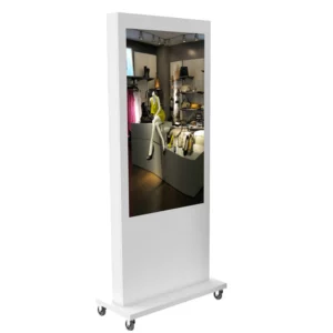 Totem Vidéo 55" Odessa + roulettes