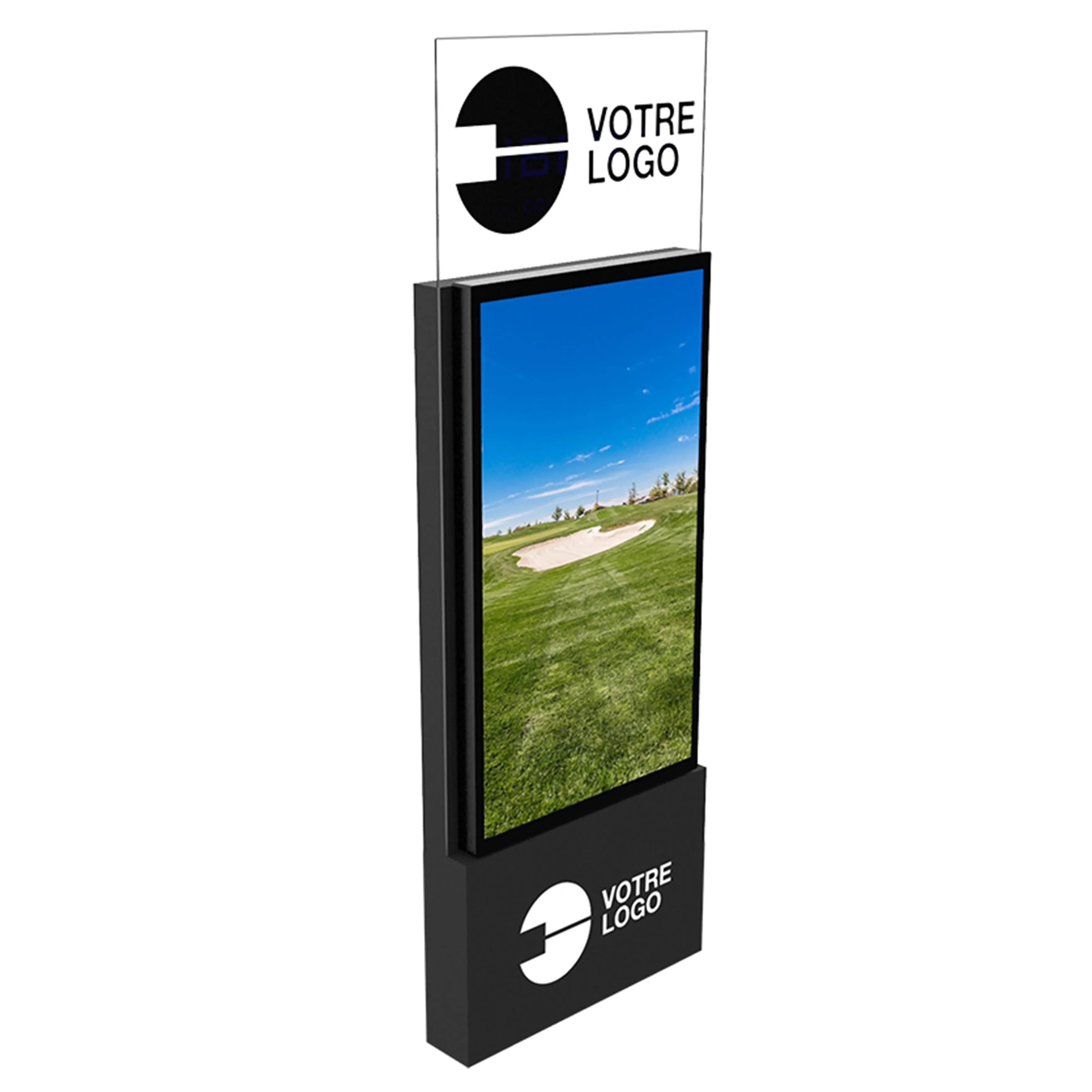 Totem dynamique outdoor Liberty 55"